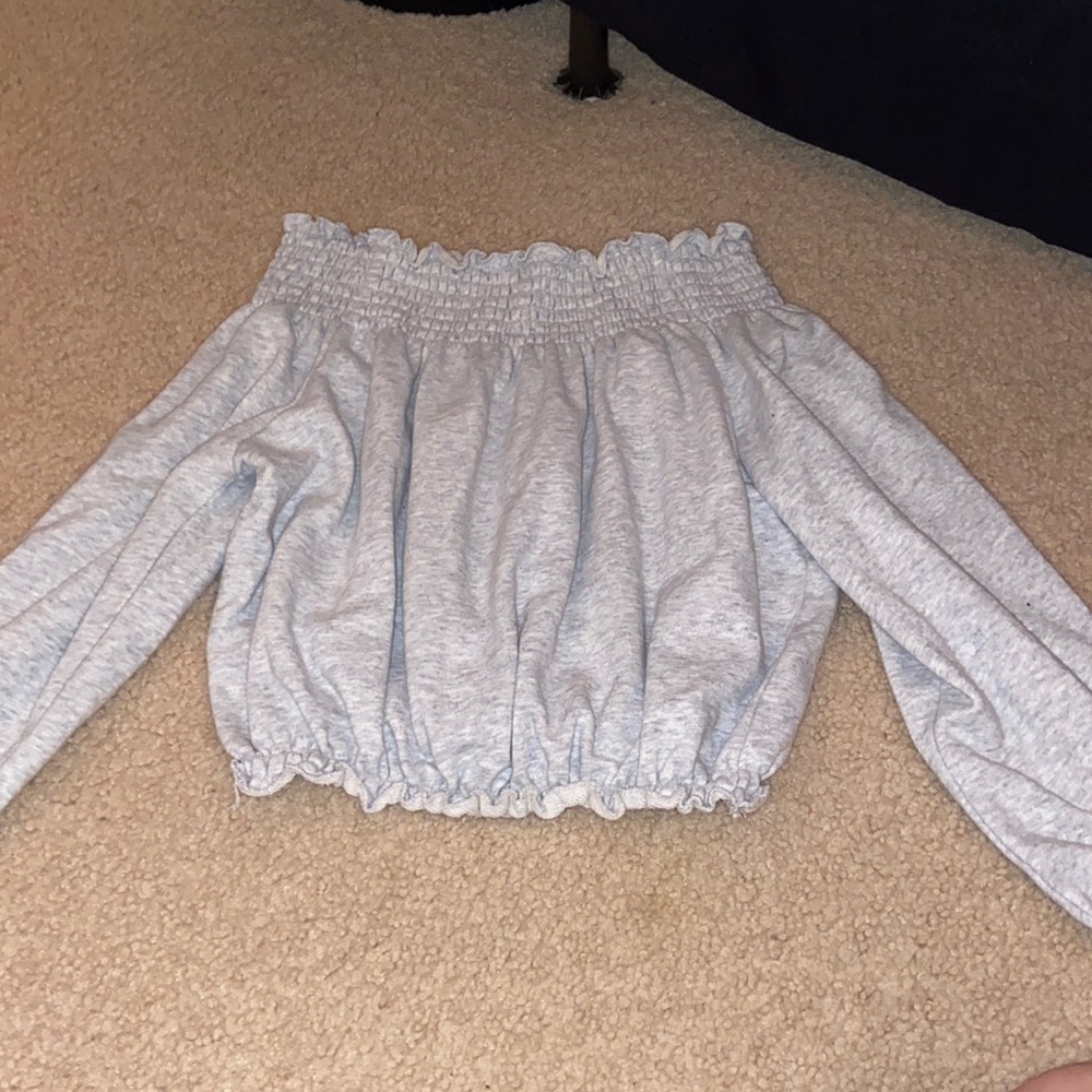 grey long sleeve